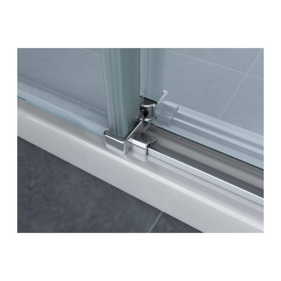 Box Doccia 3 Lati 2 Porte Scorrevoli 70 80 90 100 120 e 1 Parete Fissa Cristallo