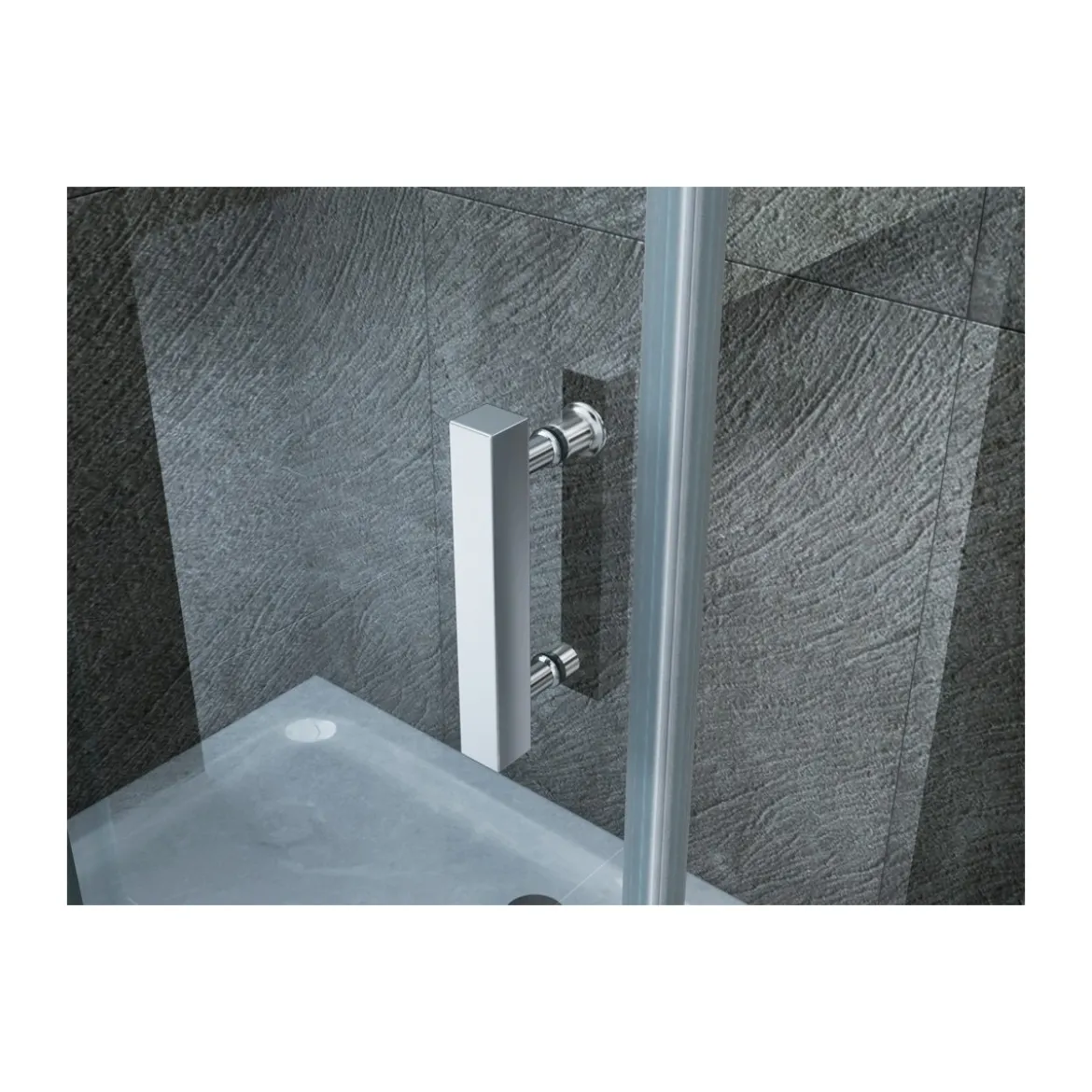 Box Doccia 100 110 120 130 140 150 160 8 mm Nicchia Anta Scorrevole in Cristallo