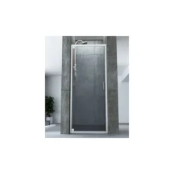 Box Doccia Nicchia 6 mm Anta Battente 65 70 75 80 Porta Parete Cristallo Vetro