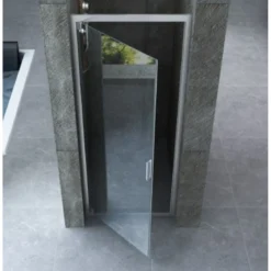 Box Doccia Nicchia 6 mm Anta Battente 65 70 75 80 Porta Parete Cristallo Vetro