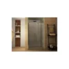 Box Doccia Nicchia 6 mm Anta Fissa Battente 90 100 110 120 130 140 in Cristallo