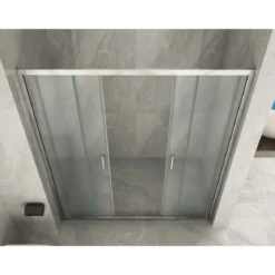 Box Doccia per Nicchia 2 Ante Scorrevole Vetro Opaco 6 mm 140 150 160 170 180