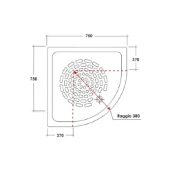 Box Doccia Semicircolare Tondo in PVC Rettangolare a Soffietto Quadrato 2 Lati