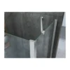 Box Doccia tre 3 Lati 1 Anta Battente 80 90 100 120 140 2 Parete Fissa Cristallo
