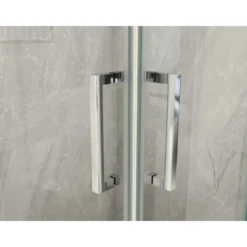 Box Doccia tre 3 Lati 6 mm 2 Scorrevoli Trasparente Anta fissa 70x 80 90 100 120
