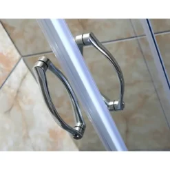 Box Doccia 80x80 Cristallo 4 mm Angolare Ante Scorrevoli Quadrato