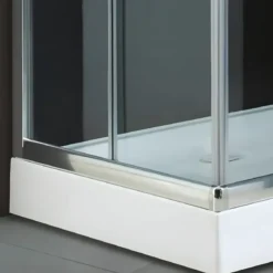 Box Doccia 80x80 Cristallo 4 mm Angolare Ante Scorrevoli Quadrato
