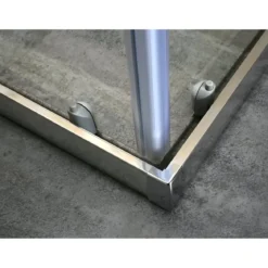 Box Doccia 80x80 Cristallo 4 mm Angolare Ante Scorrevoli Quadrato