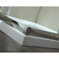 Box Doccia 75x75 Cristallo Temperato 4mm Angolare Ante Scorrevoli