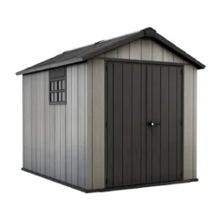 Box in Resina Oakland Casetta Keter 229x223 cm con Pavimento