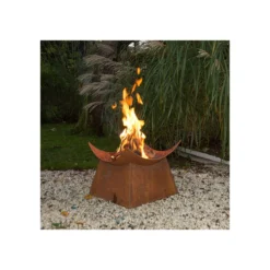 Braciere da Esterno Giardino per Legna Carbone Barbecue