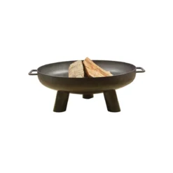 Braciere Portatile Barbecue da Esterno Giardino Tondo per Legna