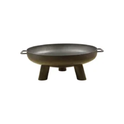 Braciere Portatile Barbecue da Esterno Giardino Tondo per Legna