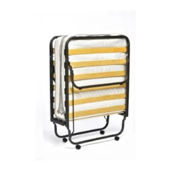 Brandina Pieghevole con Materasso 80x190 Letto Singolo Doghe Branda Poliuterano