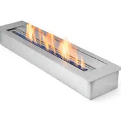 Bruciatore Bioetanolo da Incasso 60x16 a Serranda Apertura Regolabile