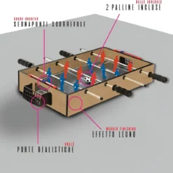 Calcetto indoor da Tavolo con Palline Segnapunti da casa