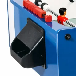Calciobalilla Blu Aste Uscenti Biliardino Gioco per Famiglia Palline