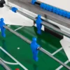 Calciobalilla Rovere Grigio Aste Rientranti Campo in Vetro Temperato