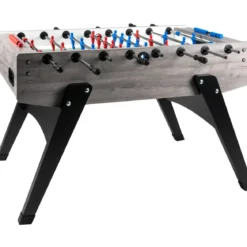 Calciobalilla Rovere Grigio Biliardino Gioco per Famiglia da Interno