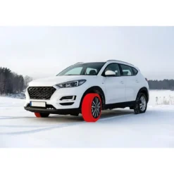 Calze da Neve per Auto Omologate Taglia XS Tessuto ad Alta Aderenza