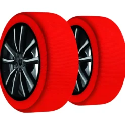 Calze da Neve per Auto Omologate Taglia XS Tessuto ad Alta Aderenza