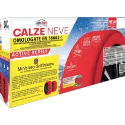 Calze da Neve per Auto Omologate Taglia XXL Tessuto ad Alta Aderenza
