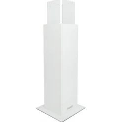 Camino a Bioetanolo a Colonna 70cm Bianco 3kW da Giardino Moderno