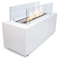 Camino a Bioetanolo da Pavimento 4,5L Bianco Autoportante 4kW Moderno