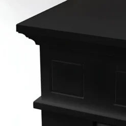 Camino a Bioetanolo 3,4 kW da Pavimento 1,2L Nero in Legno MDF