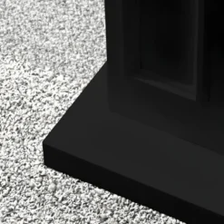 Camino a Bioetanolo 3,4 kW da Pavimento 1,2L Nero in Legno MDF