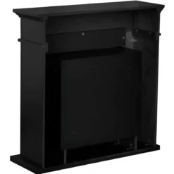 Camino a Bioetanolo 3,4 kW da Pavimento 1,2L Nero in Legno MDF
