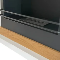 Camino a Bioetanolo 3,4 kW da Soggiorno 1,2L in Legno MDF Bianco