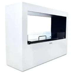 Camino a Bioetanolo 4,5L Bianco da Appoggio 4kW da Interno Esterno