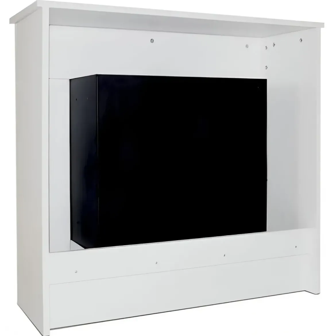 Camino a Bioetanolo 1,8L da Soggiorno 3,4 kW in Legno Bianco Venato