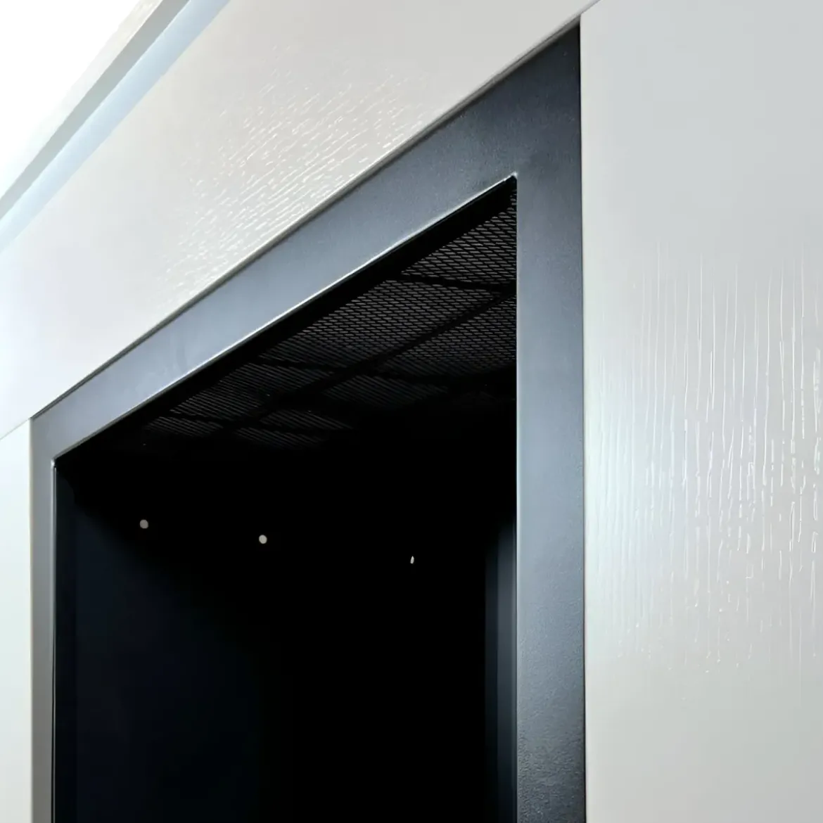 Camino a Bioetanolo 1,8L da Soggiorno 3,4 kW in Legno Bianco Venato