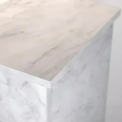 Camino a Bioetanolo 1,8L da Terra 3,4 kW in Legno Effetto Marmo Bianco