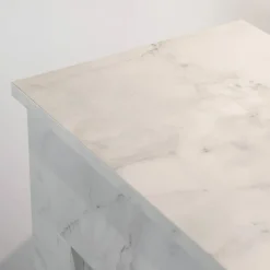 Camino a Bioetanolo 1,8L da Terra 3,4 kW in Legno Effetto Marmo Bianco