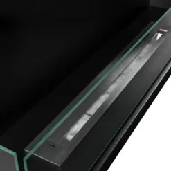 Camino a Bioetanolo 1,5L Nero Angolare a Sinistra da Incasso 90x45 cm