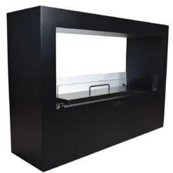 Camino a Bioetanolo 4,5L Nero da Appoggio 4kW da Interno Esterno