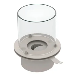 Camino Bioetanolo da Giardino 1,5L Corda Beige da Pavimento 35x55 cm