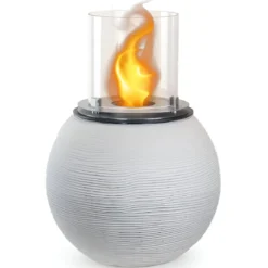 Camino Bioetanolo 1,5L Bianco Ø40 da Terra Fiamma Reale Portatile