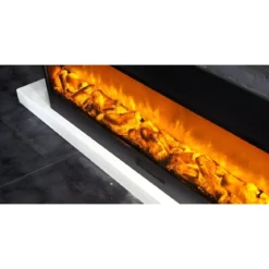 Camino Elettrico da Incasso 150 cm Effetto Fiamma a Led 750 1500 Watt