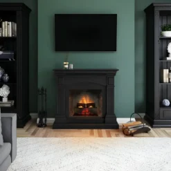 Camino Elettrico Magna Tagu PowerFlame2 Nero 1600W