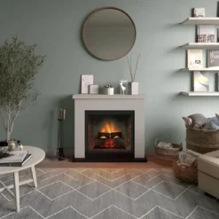 Camino Elettrico Tagu Frode PowerFlame2 Beige 1600W