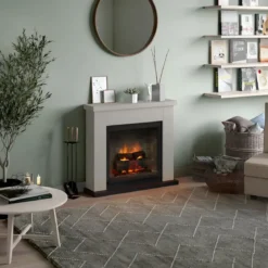 Camino Elettrico Tagu Frode PowerFlame2 Beige 1600W