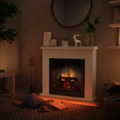 Camino Elettrico Tagu Frode PowerFlame2 Bianco 1600W