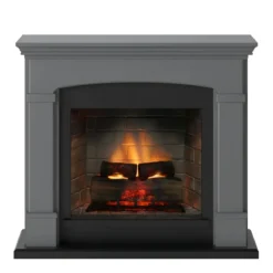 Camino Elettrico Tagu Helmi PowerFlame2 Grigio 1600W