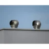 Camino Eolico Turbina Acciaio Inox 42x52 Aspiratore Comignolo Girevole