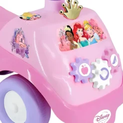 Camioncino Cavalcabile per Bambini Princesse Disney Rosa con Luci