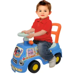 Camioncino Stitch Cavalcabile per Bambini a Spinta con Luci e Suoni